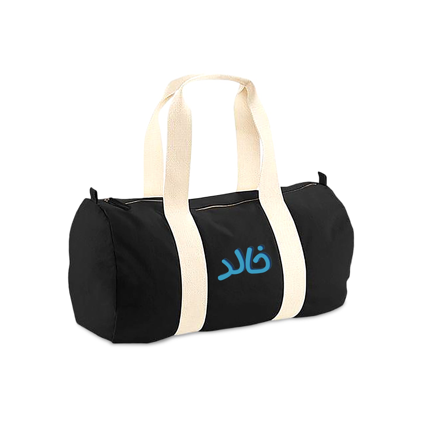 Black Organic Barrel Bag D06