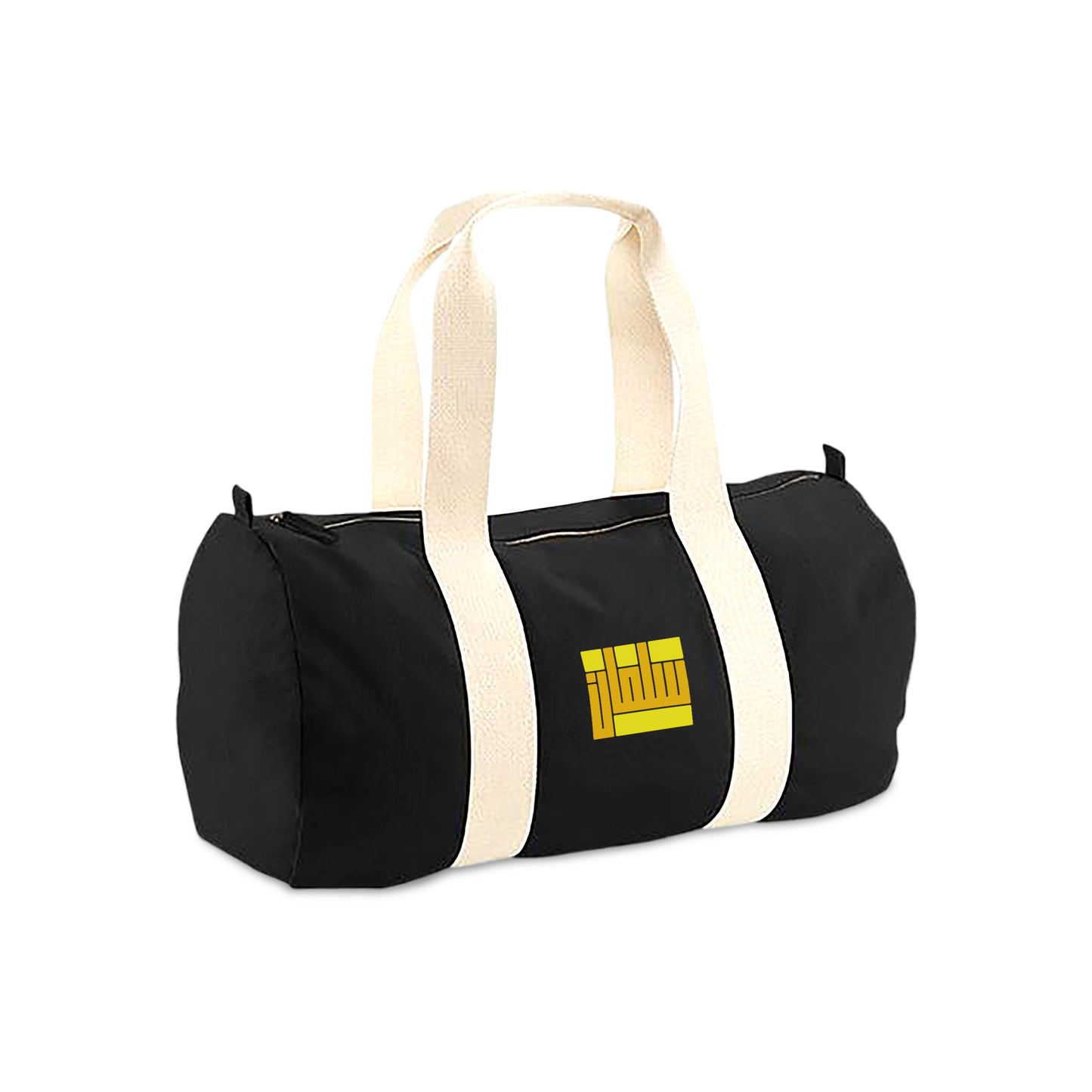 Black Organic Barrel Bag D08