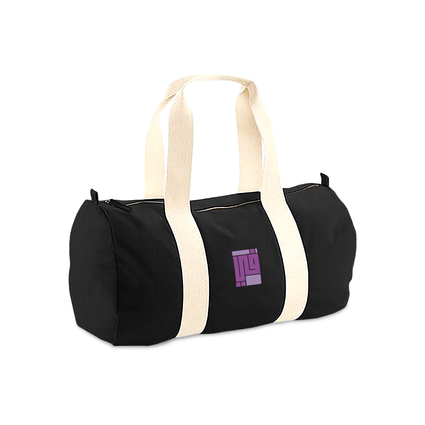 Black Organic Barrel Bag D08