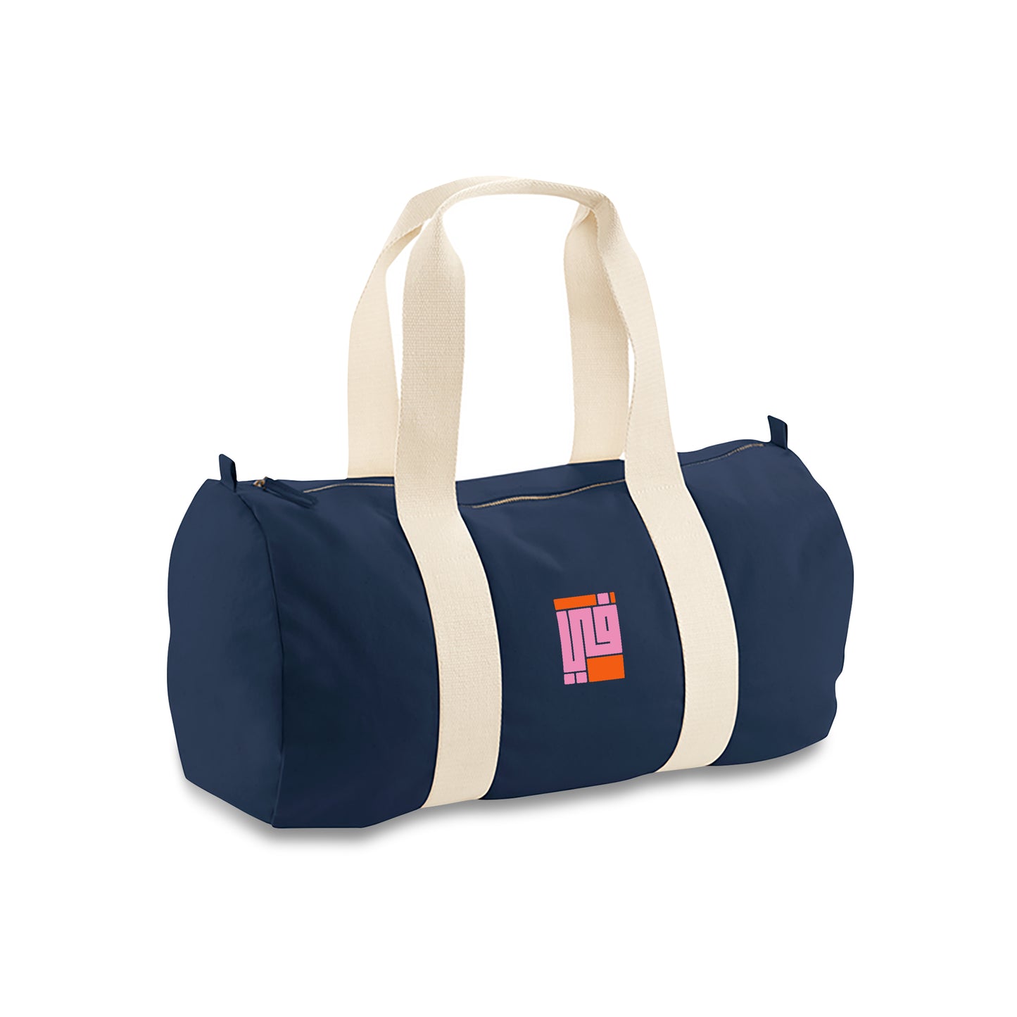 Navi Blue Organic Barrel Bag D08