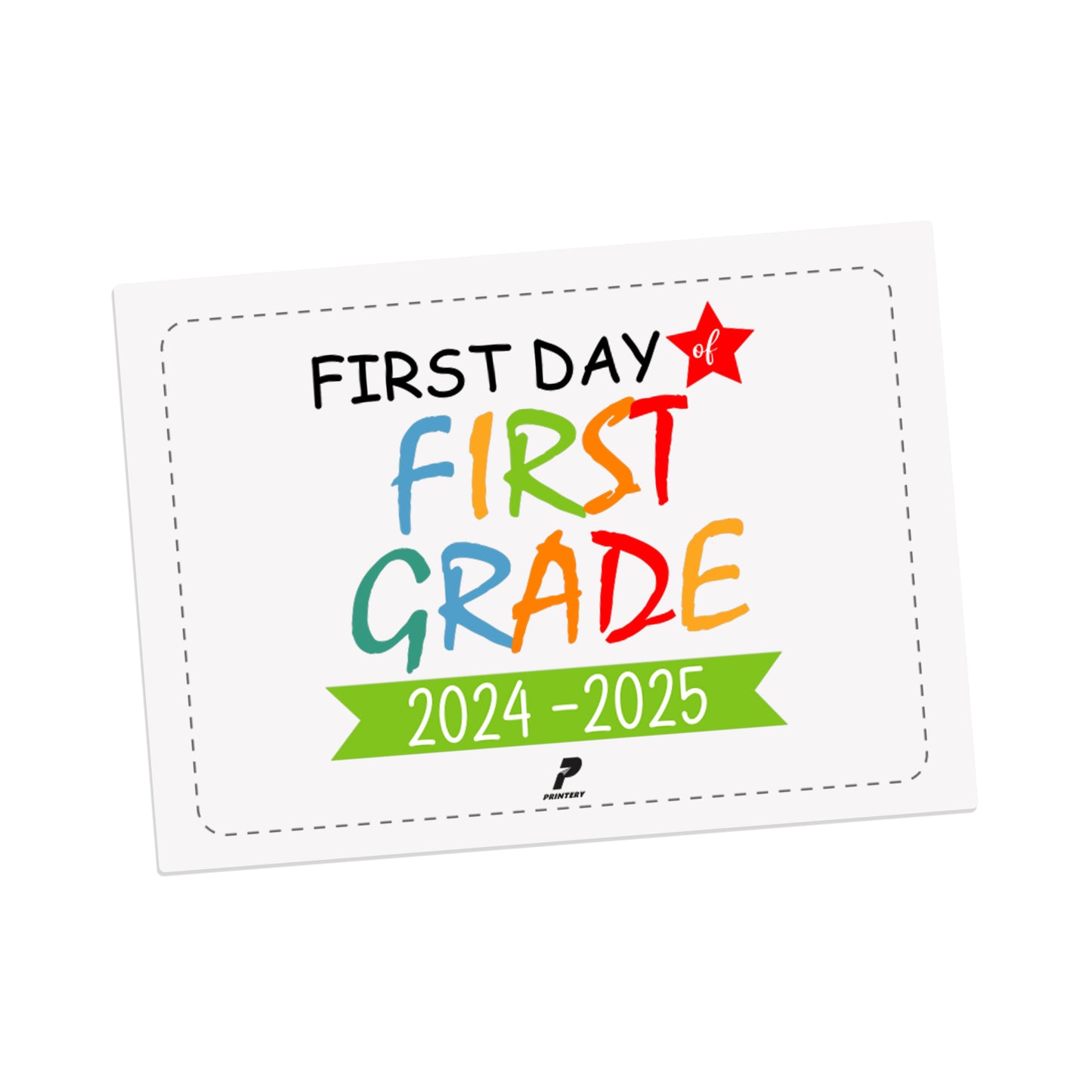 Grade Photo Card - First Grade