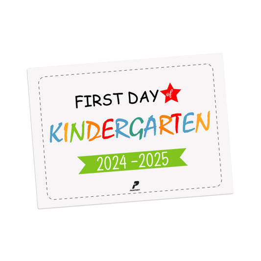 Grade Photo Card - Kindergarten