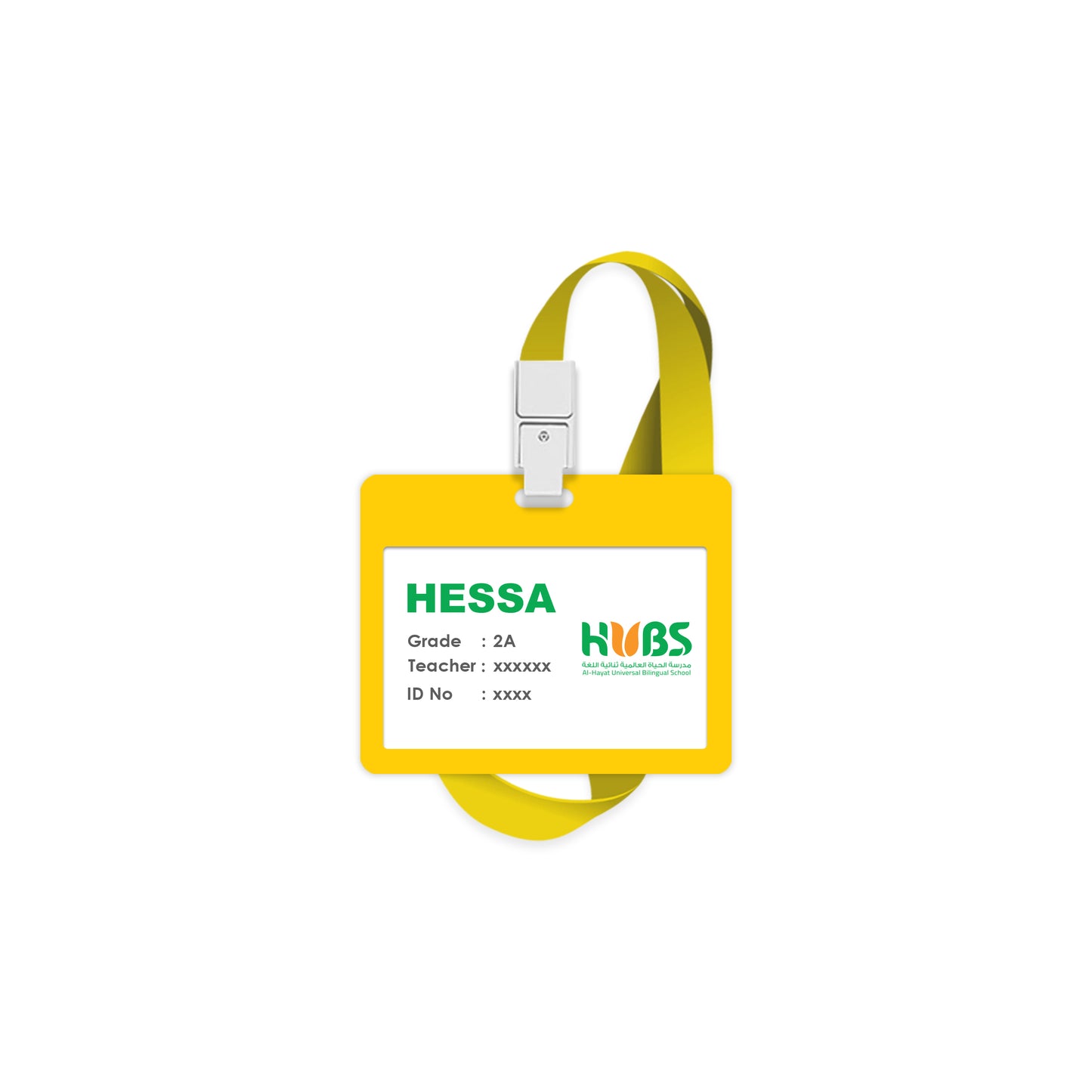 School ID Tag - HUBS