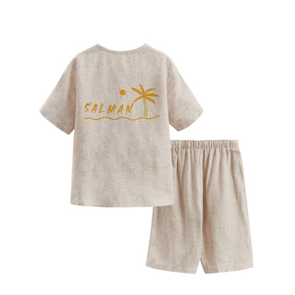 Summer Linen Set Beach 2