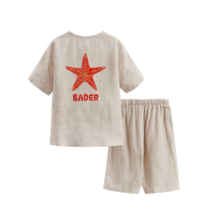 Summer Linen Set Star Fish 2