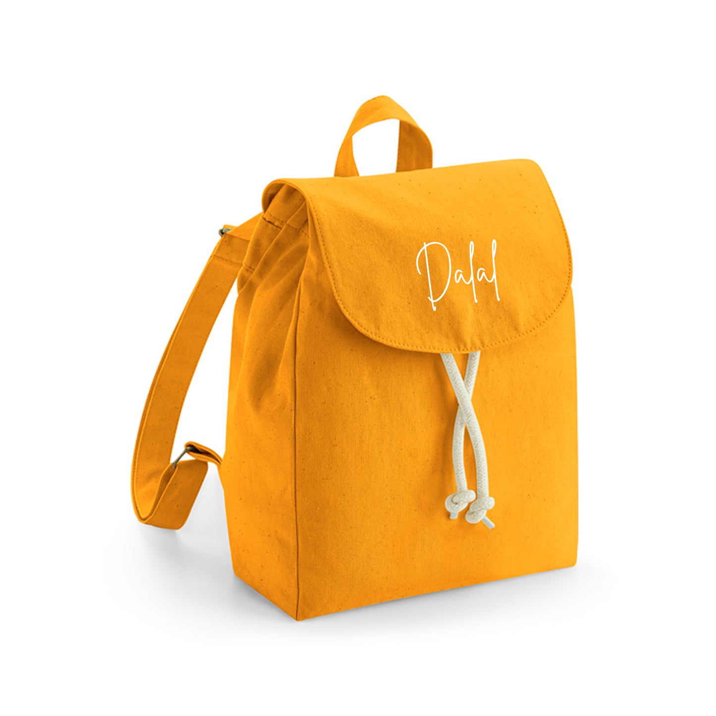 Yellow Organic Mini Backpack 04