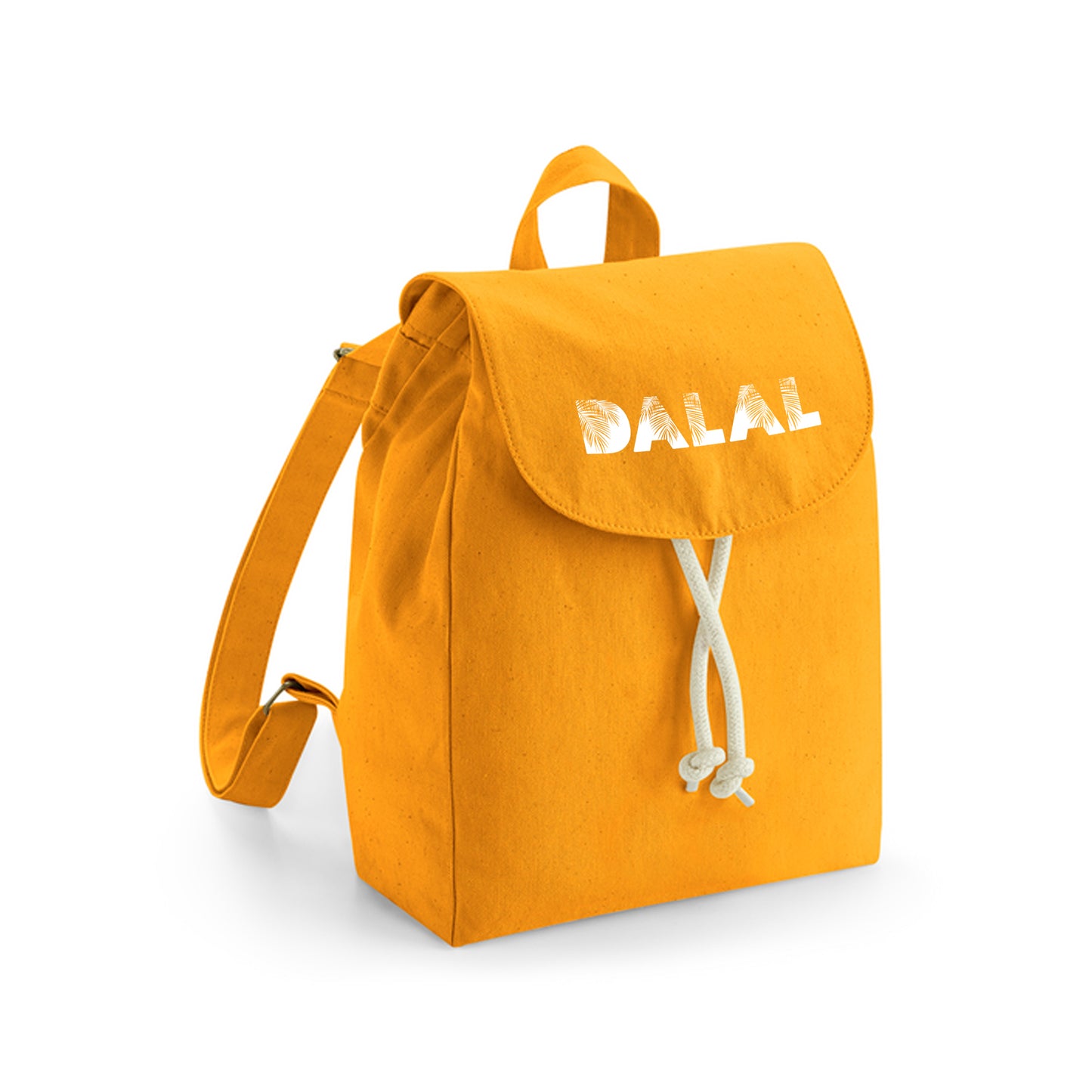 Yellow Organic Mini Backpack 05