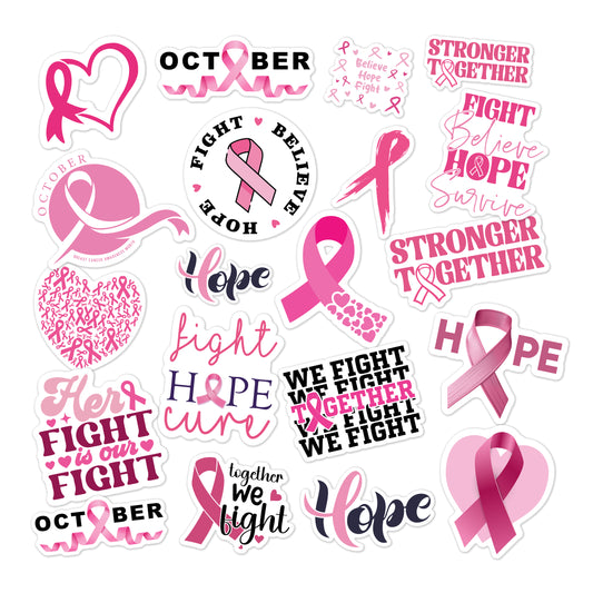 Breast Cancer Awareness Sticker Pack