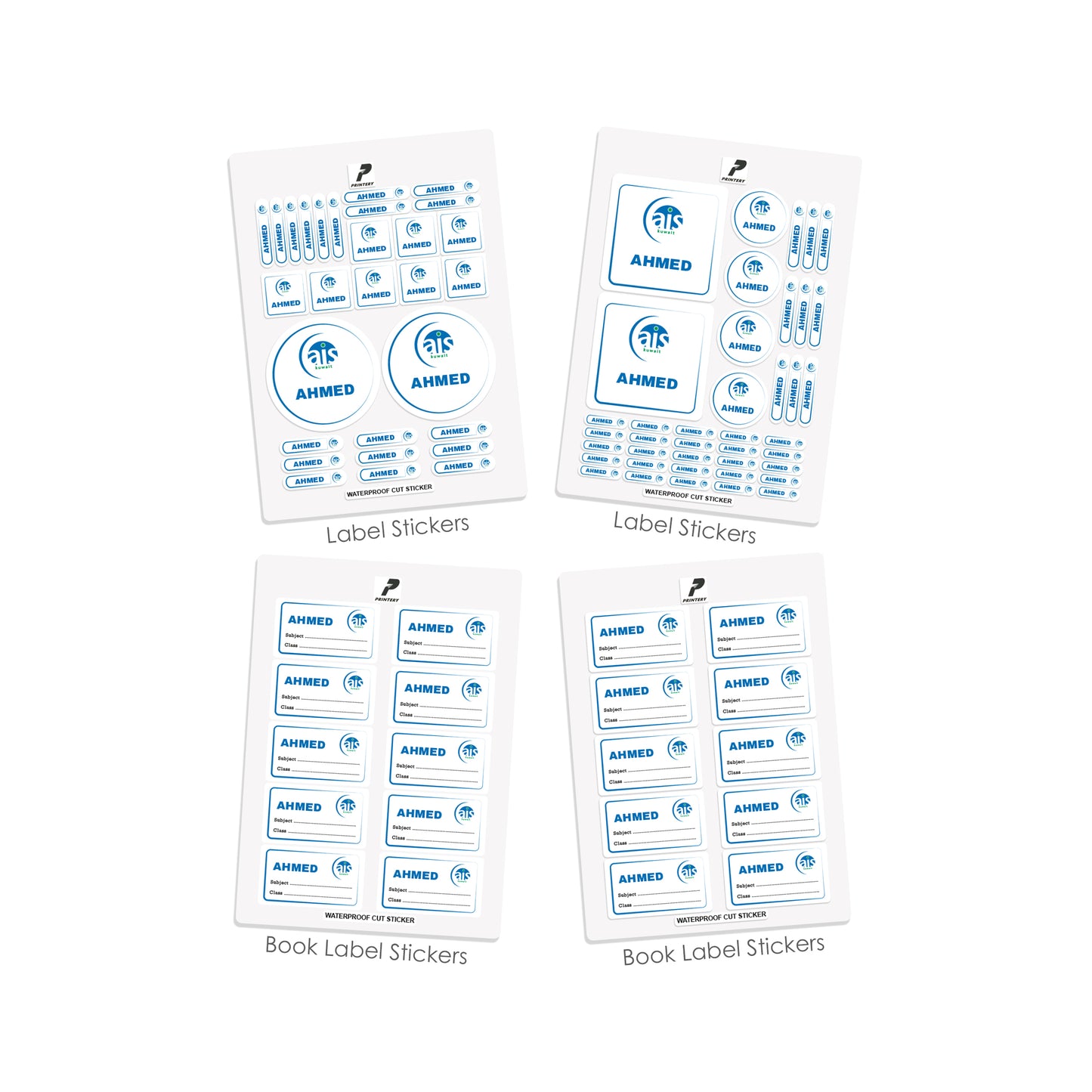 AIS Customized School Labels