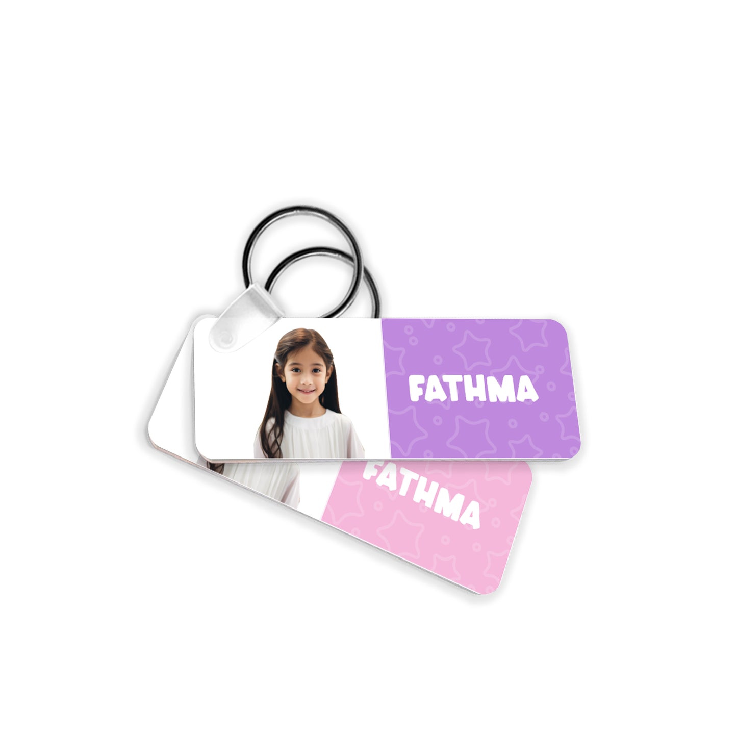 School Tags D134 - Girl Photo Theme