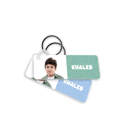 School Tags D134 - Boy Photo Theme