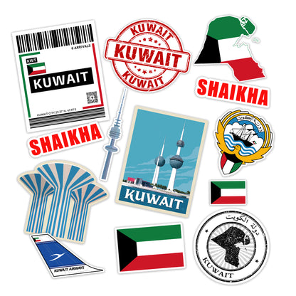 Traveling Stickers -Kuwait