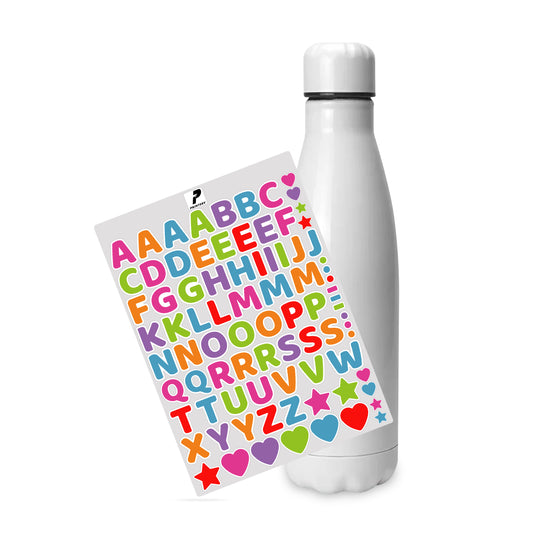 Giveaway White Bottle With Sticker