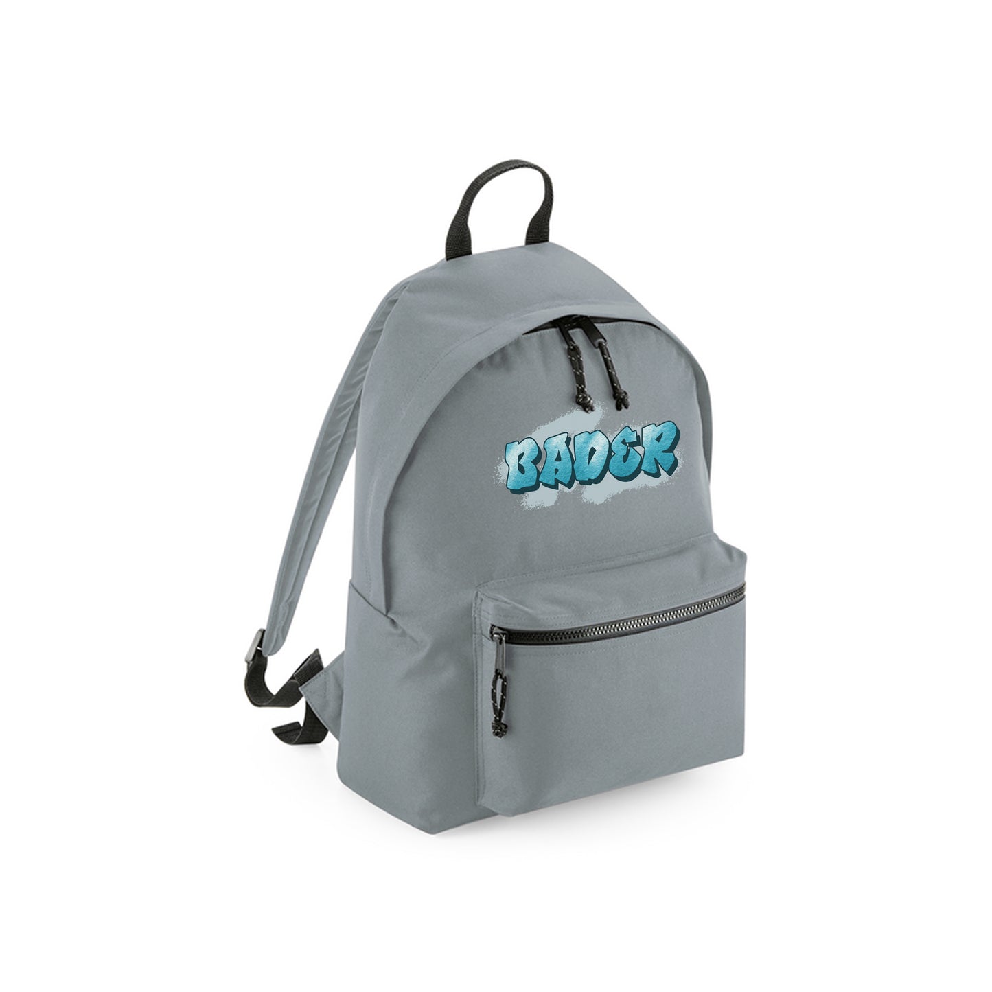 Gray Recycled Backpack - Graffiti